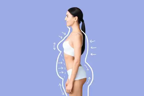 image of woman experiencing fat reduction treatment Upper Edmonton