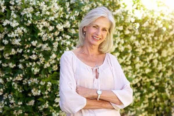Older woman happy with urinary incontinence treatment Upper Edmonton