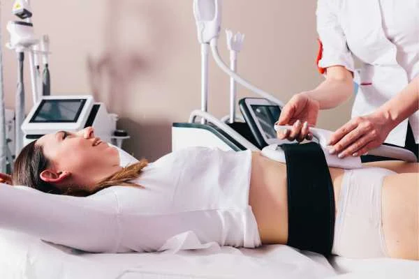 woman having body sculpting to help improve her body image and her mental health Upper Edmonton