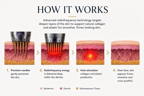 Diagram of how Collagen Lift Therapy Upper Edmonton works