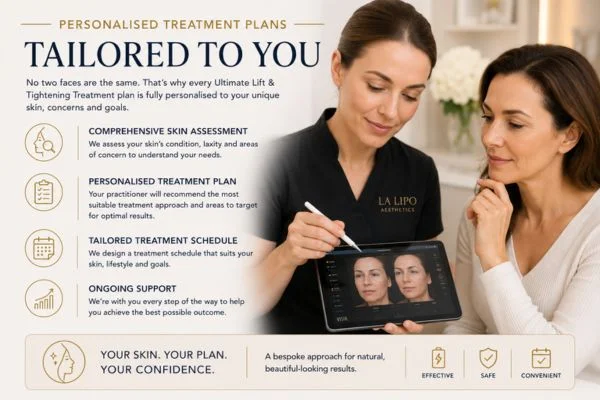 book a consultation about your ultimate lift and tighten treatment Upper Edmonton